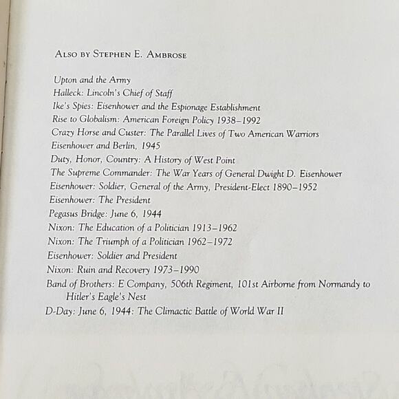 Stephen E. Ambrose "Undaunted Courage" Opening of the American West Paperback - Picture 3 of 4